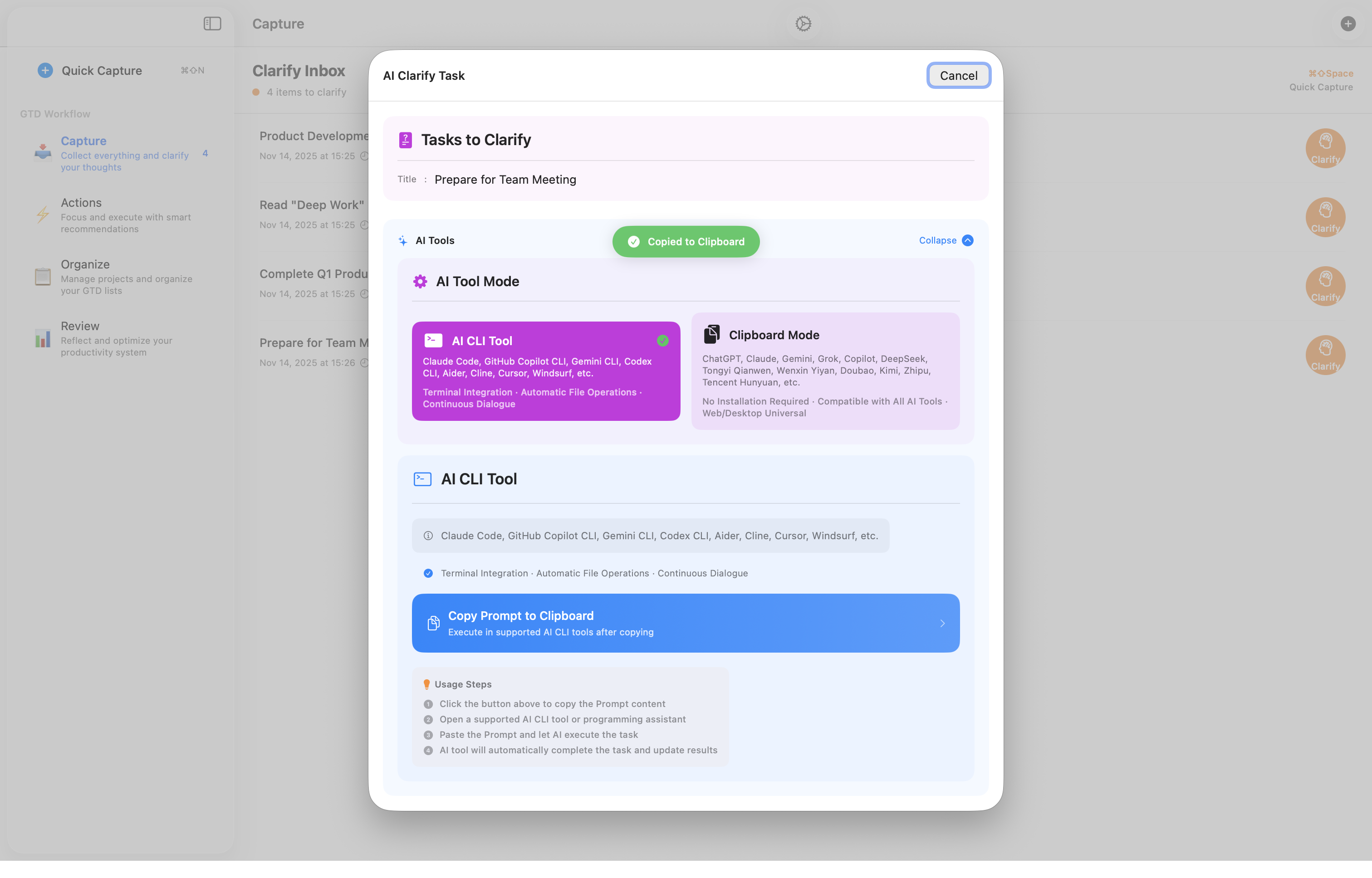 Mac Copy AI Instruction